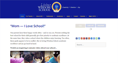 Desktop Screenshot of livingwisdomschool.org